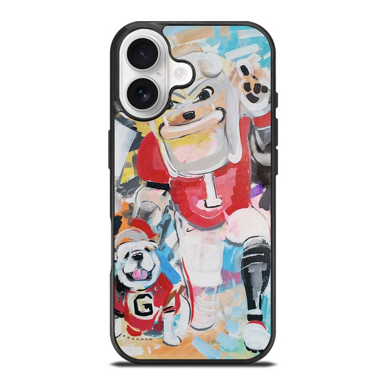 UNIVERSITY OF GEORGIA BULLDOGS UGA ART iPhone 17 Case