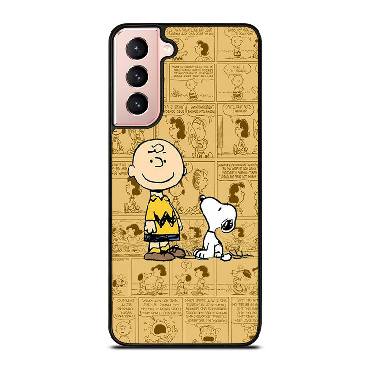 SNOOPY CHARLIE BROWN Samsung Galaxy S21 Case SNOOPY CHARLIE BROWN Samsung Galaxy S21 Case