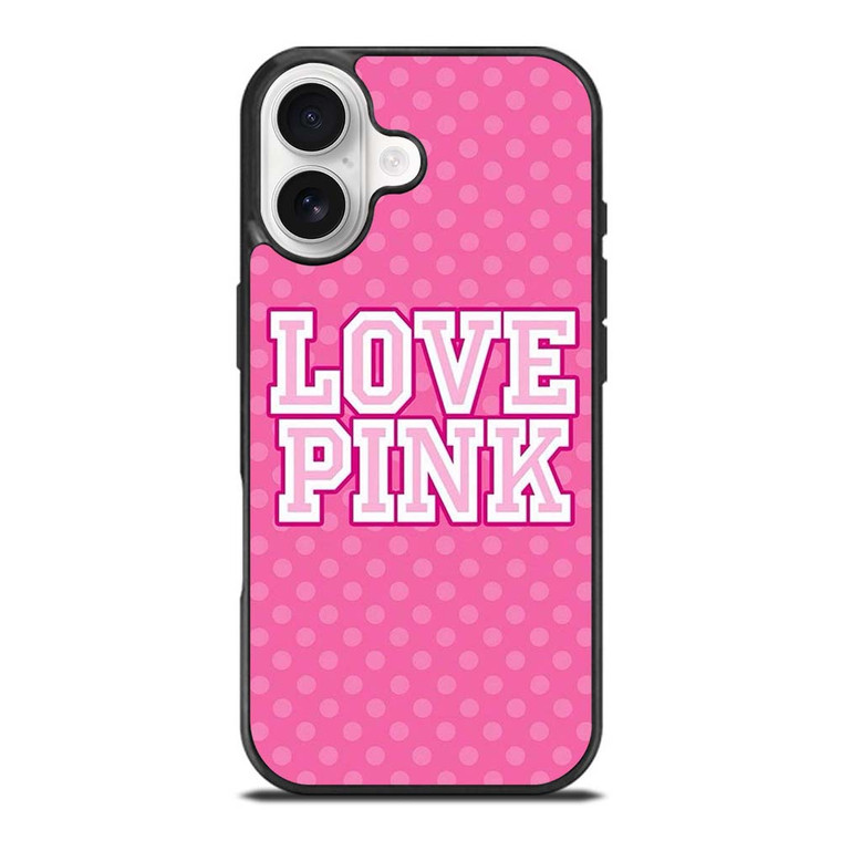 VICTORIA'S SECRET LOVE PINK LOGO iPhone 17 Case
