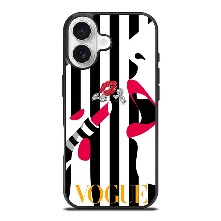 VOGUE LOGO LIPSTICK iPhone 17 Case