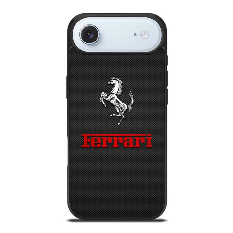 FERRARI LOGO RED CARBON iPhone Air Case