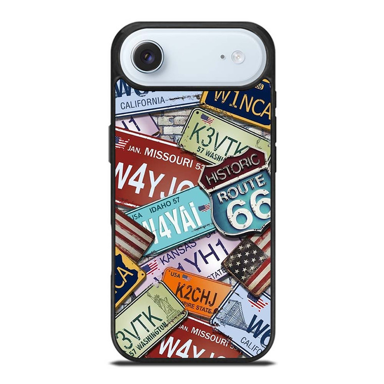 HISTORICAL ROUTE 66 NUMBER PLATE iPhone Air Case