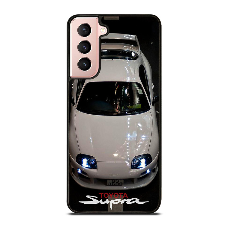 TOYOTA SUPRA WHITE CAR Samsung Galaxy S21 Case TOYOTA SUPRA WHITE CAR Samsung Galaxy S21 Case
