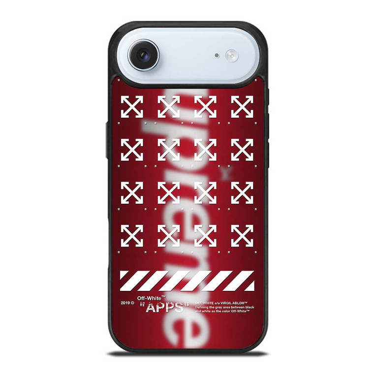 OFF WHITE X SUPREME LOGO BLUR (2) iPhone Air Case OFF WHITE X SUPREME LOGO BLUR (2) iPhone Air Case