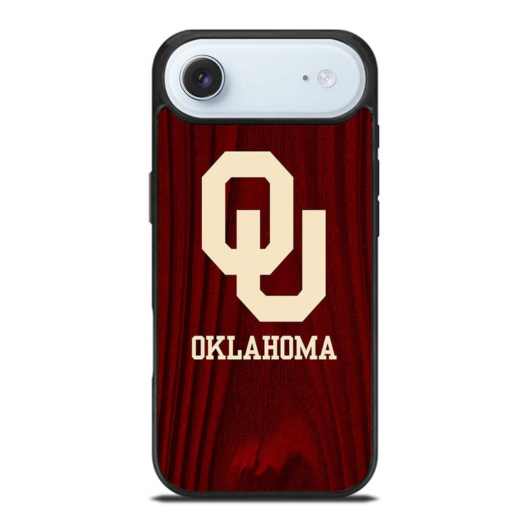 OKLAHOMA SOONERS WOODEN LOGO iPhone Air Case