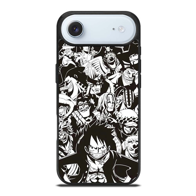 ONE PIECE CHARACTER BLACK WHITE iPhone Air Case