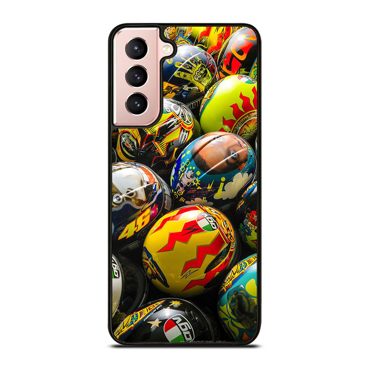 VALENTINO ROSSI AGV COLLECTION HELMETS Samsung Galaxy S21 Case