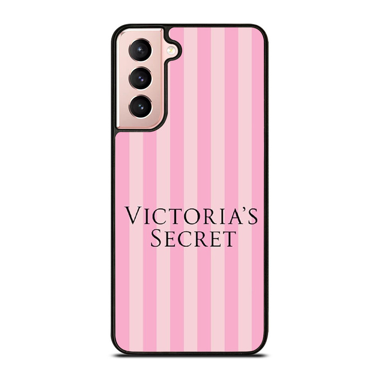 VICTORIA'S SECRET LOGO PINK STRIPE Samsung Galaxy S21 Case