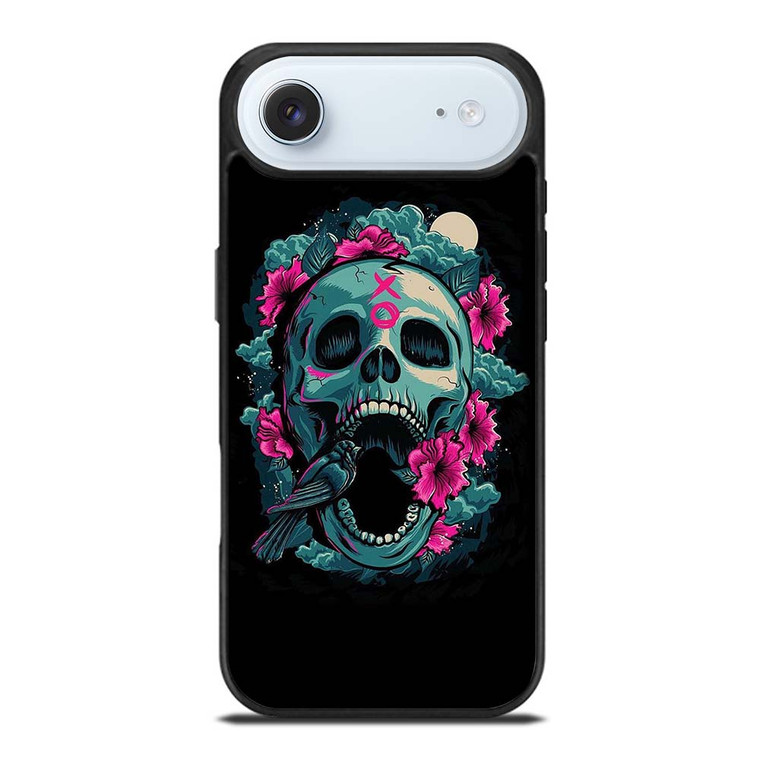 SKULL ROSE VIOLET ARTWORK iPhone Air Case