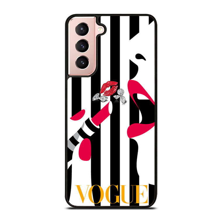 VOGUE LOGO LIPSTICK Samsung Galaxy S21 Case