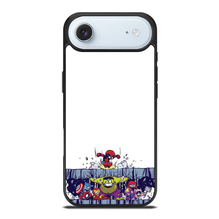 SPIDERMAN VS ALL MARVEL HEROES KAWAII iPhone Air Case