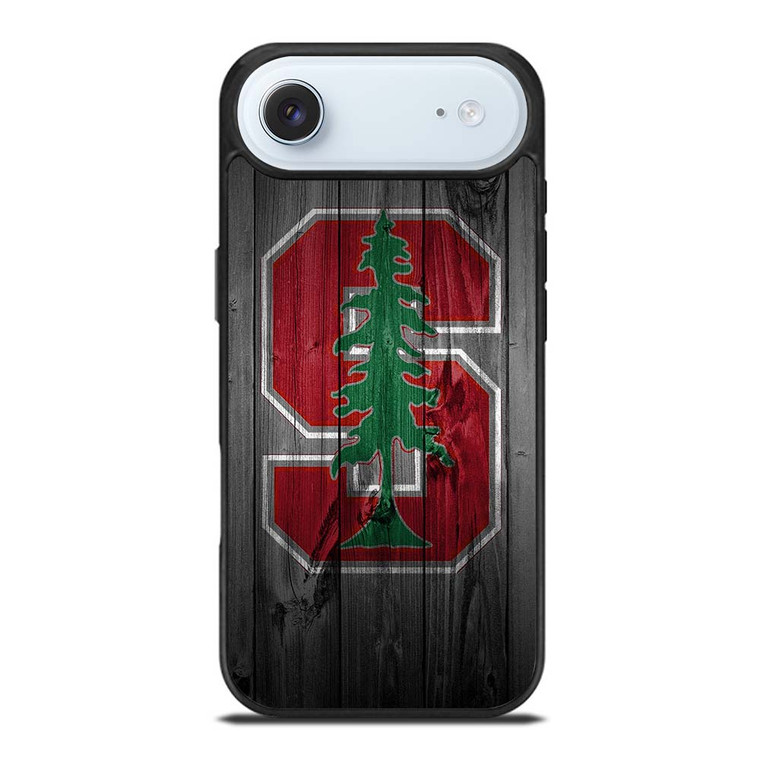 STANFORD CARDINAL WOODEN LOGO iPhone Air Case