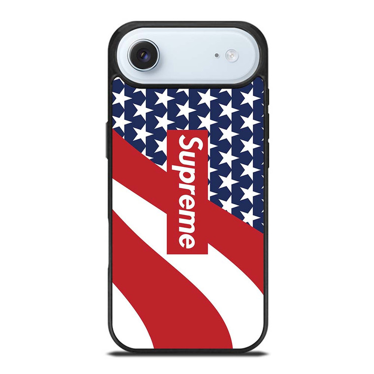 SUPREME LOGO AMERICAN FLAG iPhone Air Case SUPREME LOGO AMERICAN FLAG iPhone Air Case