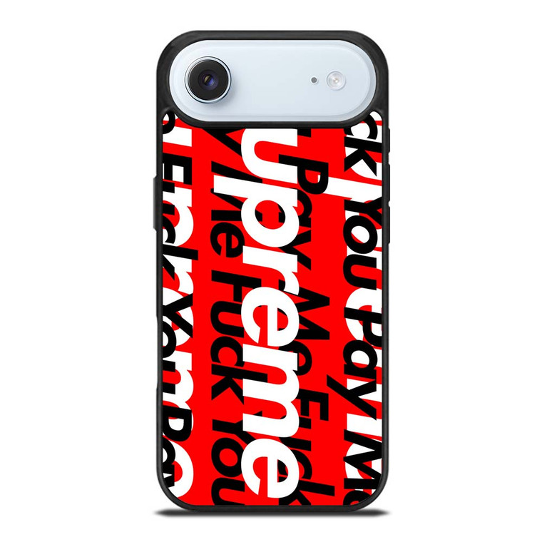 SUPREME PAY ME FUCK YOU iPhone Air Case SUPREME PAY ME FUCK YOU iPhone Air Case