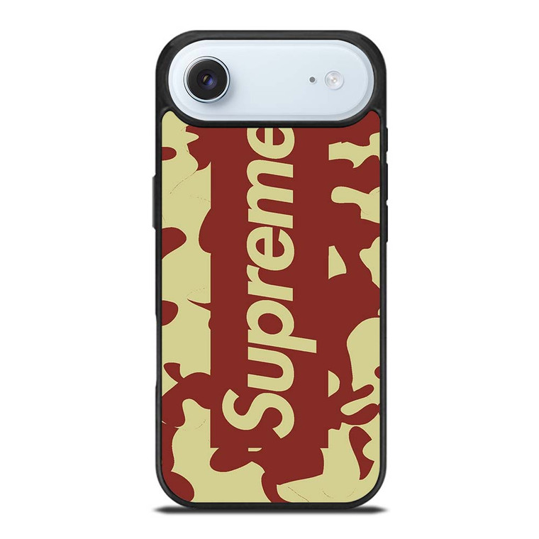 SUPREME RED CREAM LOGO (2) iPhone Air Case SUPREME RED CREAM LOGO (2) iPhone Air Case