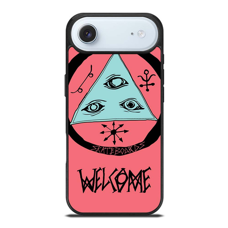 WELCOME SKATEBOARDS LOGO PINK iPhone Air Case