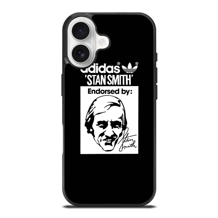 ADIDAS X STAN SMITH BLACK iPhone 17 Case