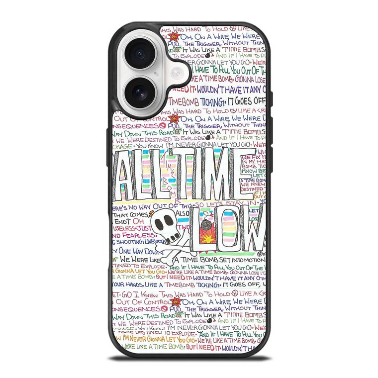 ALL TIME LOW WRITTING iPhone 17 Case