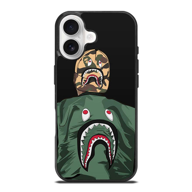 BLAISE TRAVIS HOODIE BAPE SHARK iPhone 17 Case