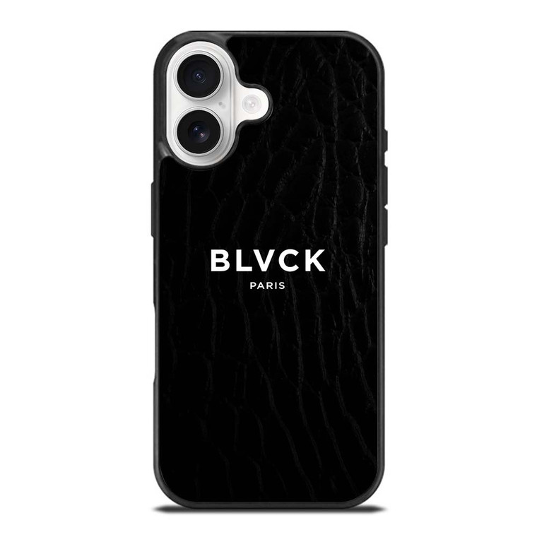 BLVCK PARIS SNAKE LEATHER LOGO iPhone 17 Case