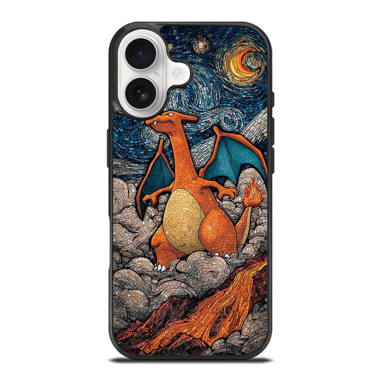 CHARIZARD POKEMON ART MOZAIC iPhone 17 Case