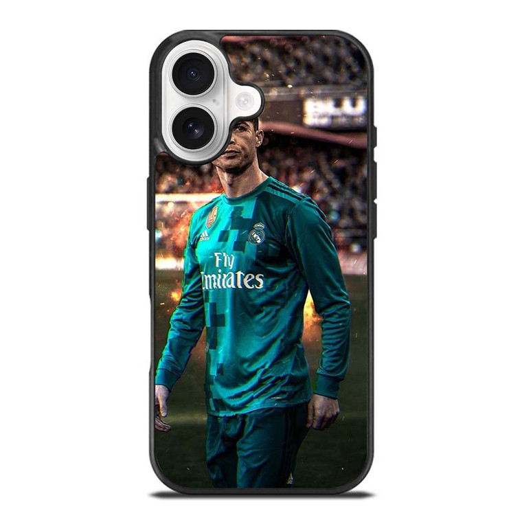 CRISTIANO RONALDO REAL MADRID ART iPhone 17 Case