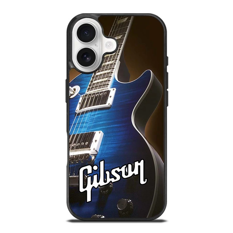 GIBSON GUITAR BLUE iPhone 17 Case