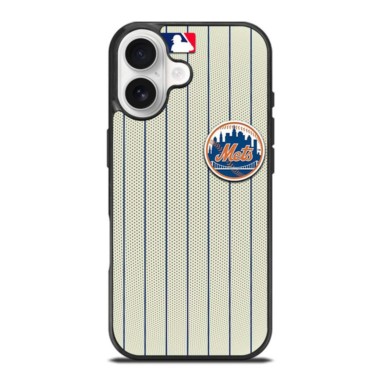NEW YORK METS ICON BASEBALL TEAM LOGO iPhone 17 Case