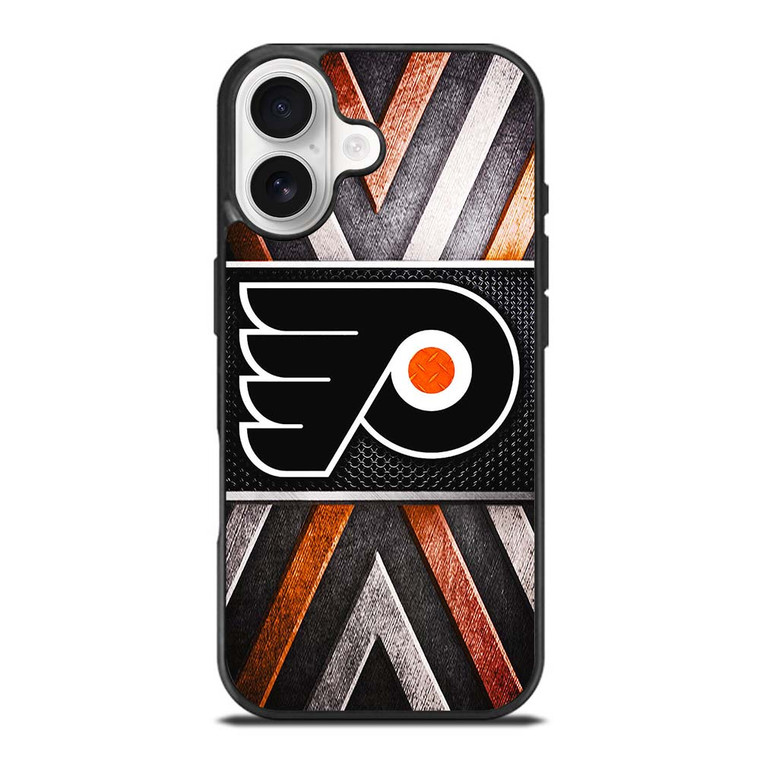 PHILADELPIA FLYERS METAL LOGO iPhone 17 Case