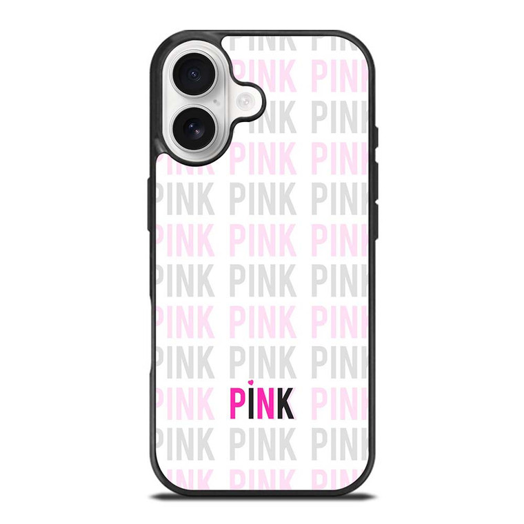 PINK VICTORIA'S SECRET LOGO iPhone 17 Case