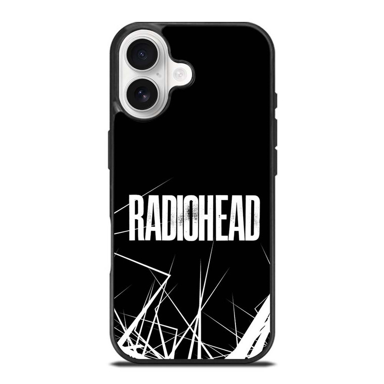 RADIOHEAD ROCK BAND LOGO BLACK iPhone 17 Case