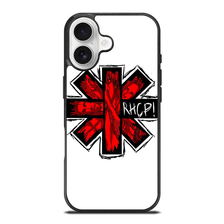 RED HOT CHILI PEPPERS LOGO WHITE iPhone 17 Case