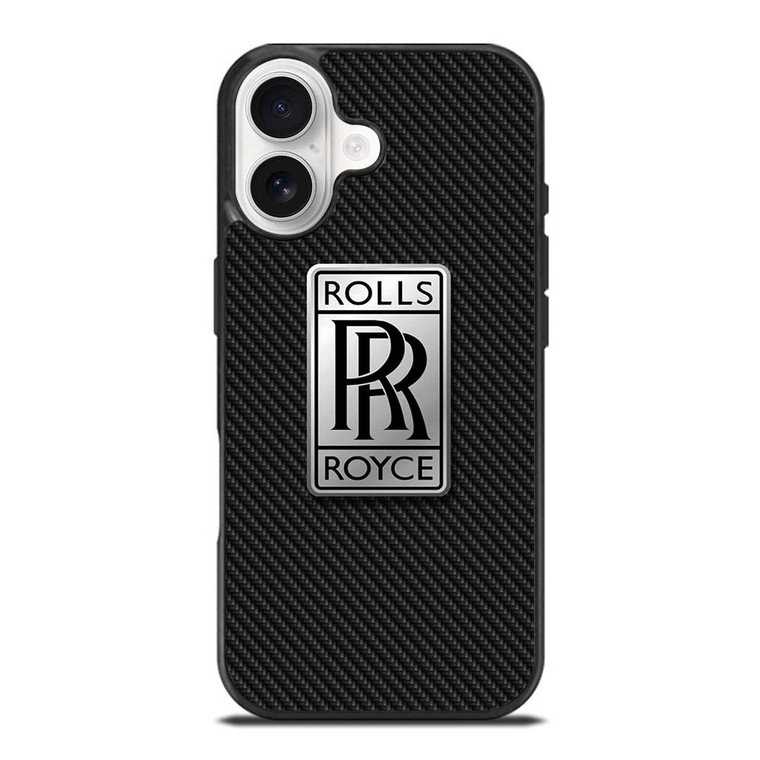 ROLLS ROYCE CAR LOGO CARBON iPhone 17 Case