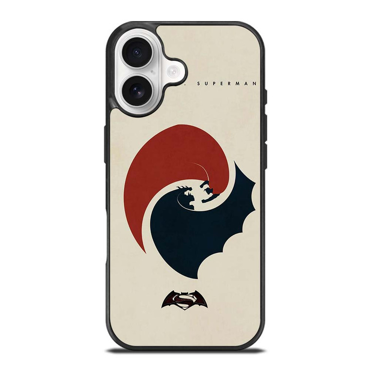 SUPERMAN VS BATMAN YIN YANG iPhone 17 Case