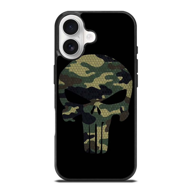THE PUNISHER LOGO CAMO iPhone 17 Case