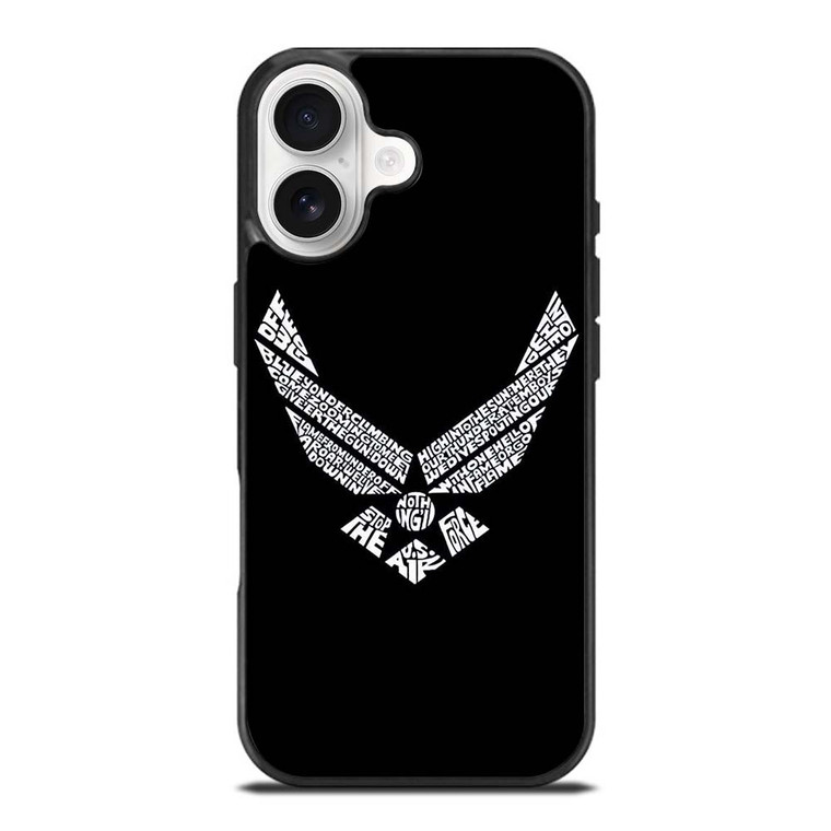 US AIR FORCE MONOGRAM LOGO iPhone 17 Case
