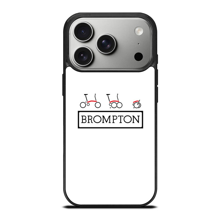 BROMPTON FOLDED BIKE LOGO 2 iPhone 17 Pro Case
