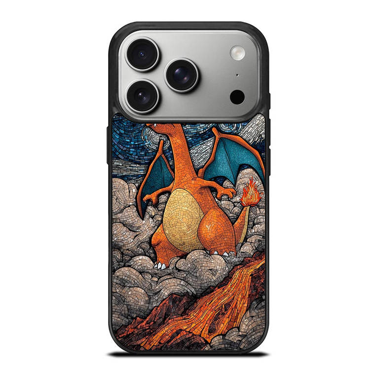 CHARIZARD POKEMON ART MOZAIC iPhone 17 Pro Case