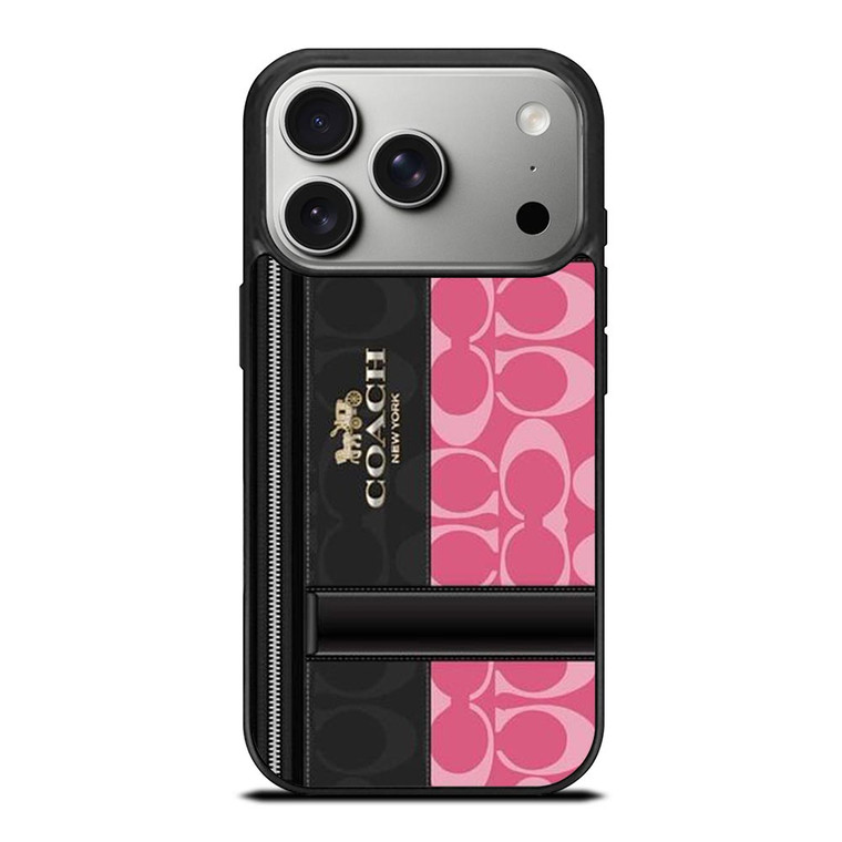 COACH NEW YORK LOGO PINK BAG iPhone 17 Pro Case