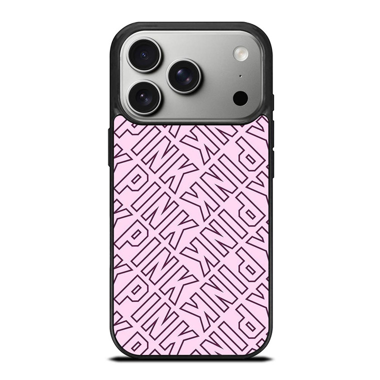 PINK VICTORIAS SECRET LOGO 2 iPhone 17 Pro Case