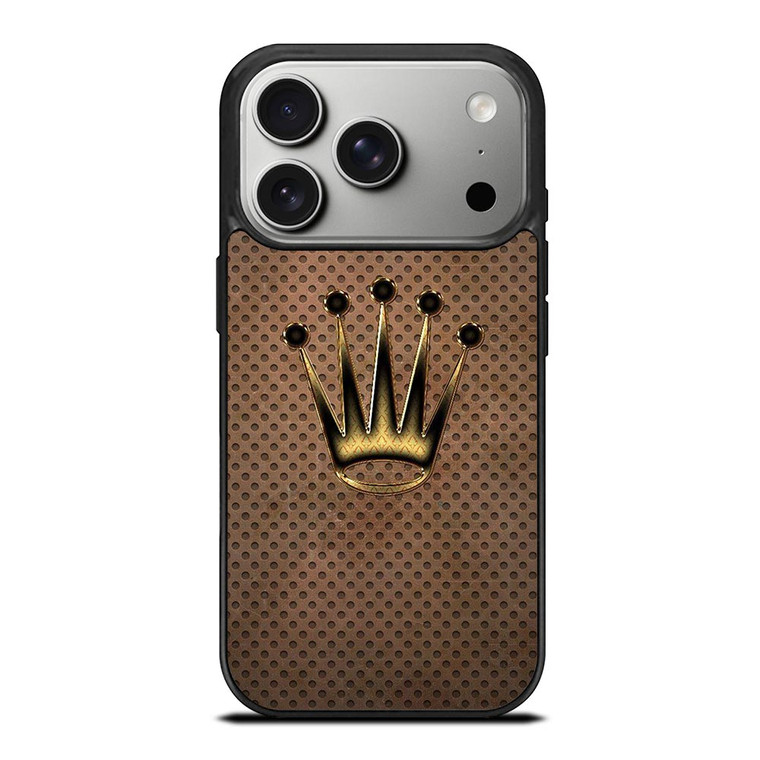 ROLEX WATCH LOGO METAL iPhone 17 Pro Case