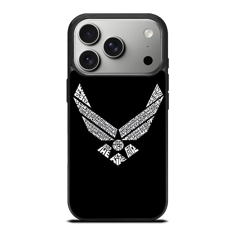 US AIR FORCE MONOGRAM LOGO iPhone 17 Pro Case
