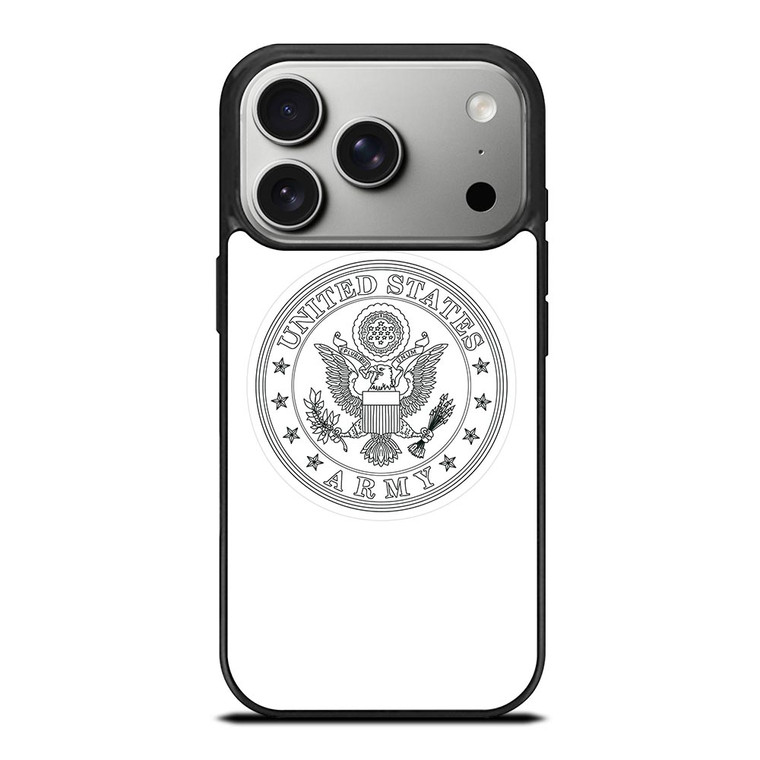 US ARMY EMBLEM WHITE iPhone 17 Pro Case