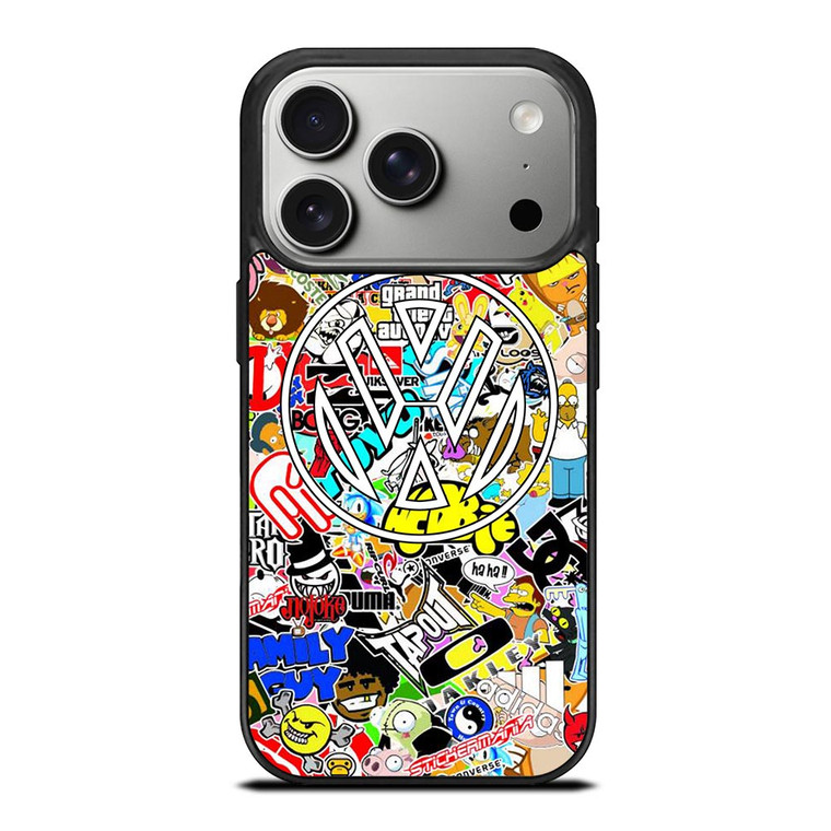 VW STICKER BOMB iPhone 17 Pro Case
