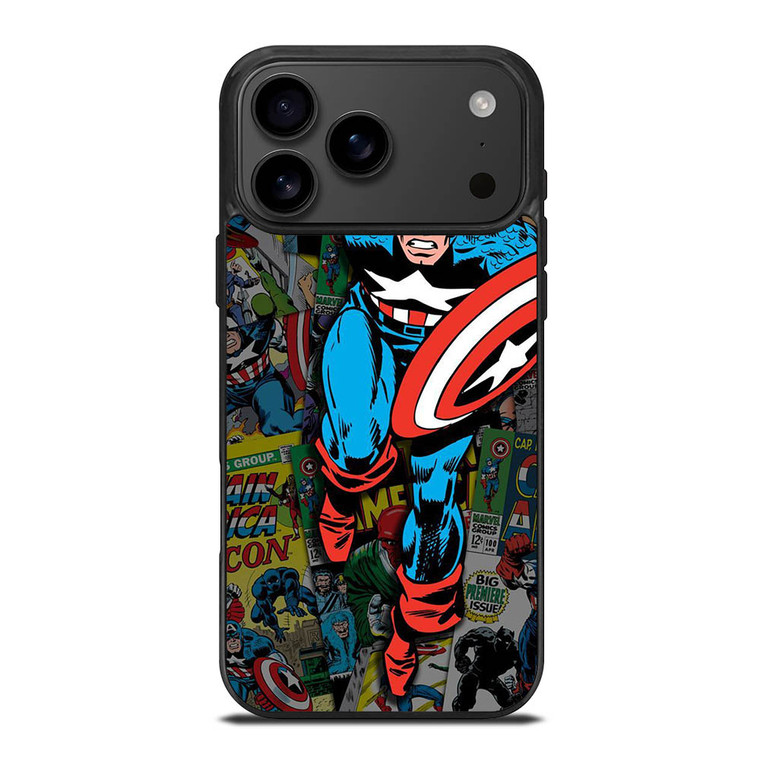CAPTAIN AMERICA CLASSIC CARTOON iPhone 17 Pro Max Case