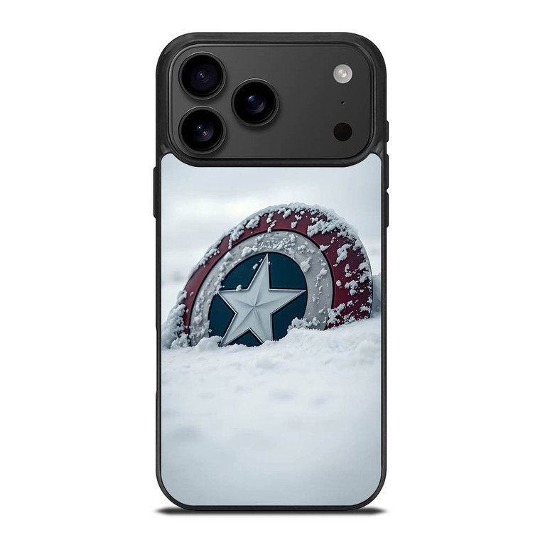 CAPTAIN AMERICA SHIELD SNOW iPhone 17 Pro Max Case