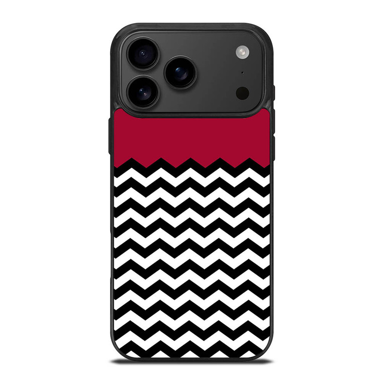 COLORBLOCK DARK RED CHEVRON iPhone 17 Pro Max Case
