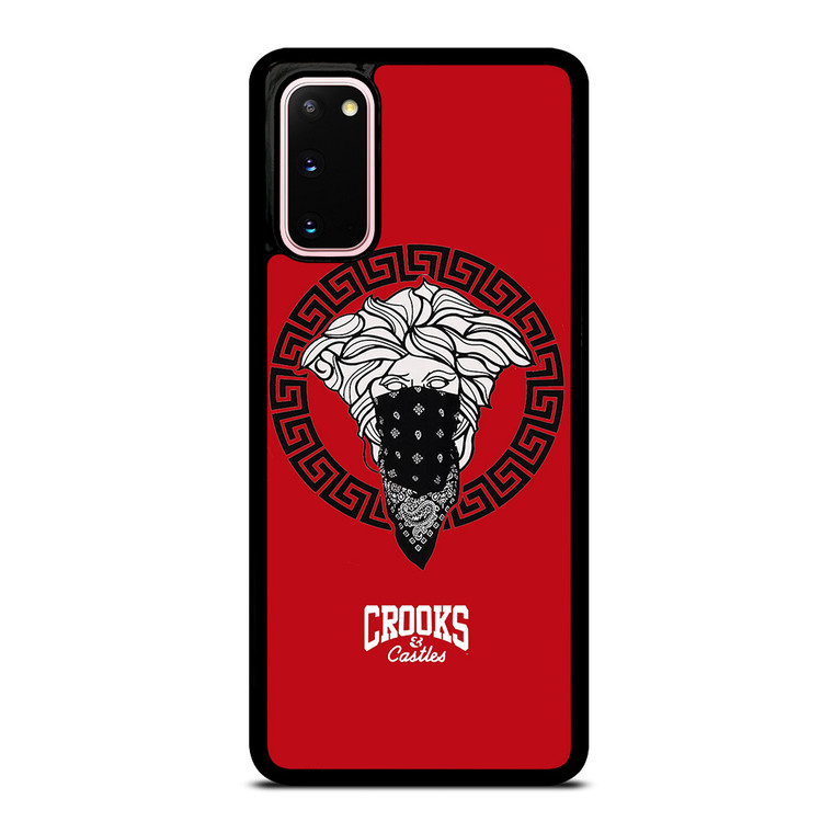 CROOK AND CASTLES BANDANA RED Samsung Galaxy S20 Case