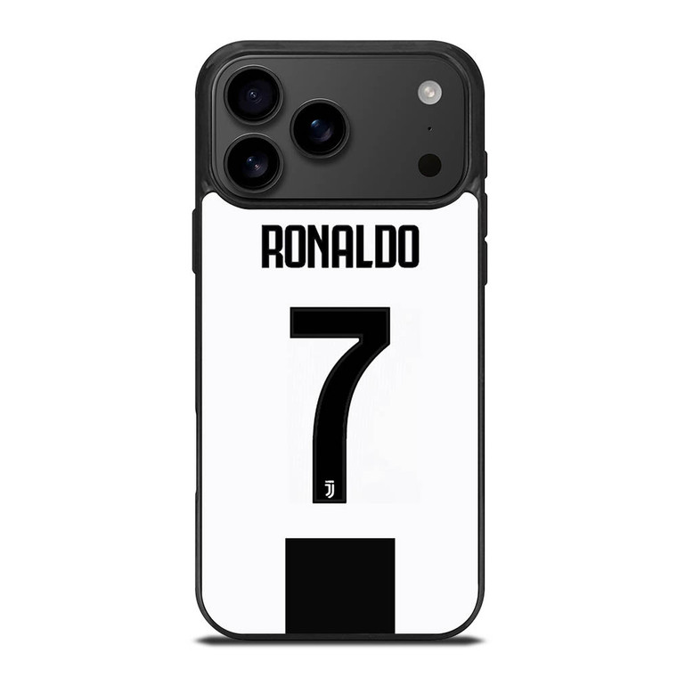 CRISTIANO RONALDO JUVENTUS JERSEY CR7 iPhone 17 Pro Max Case