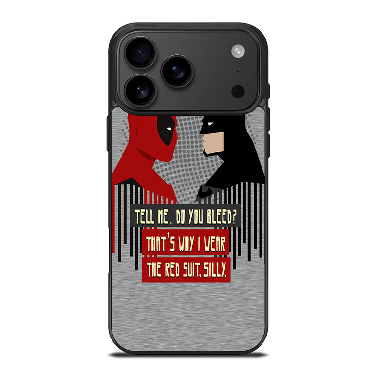 DEADPOOL VS BATMAN iPhone 17 Pro Max Case